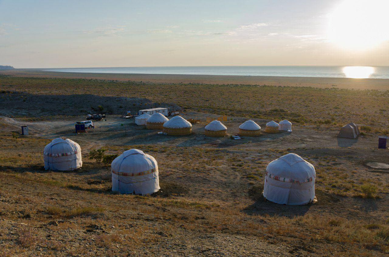 Jurtenlager am Aralsee