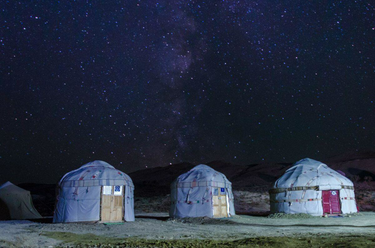 Jurtenlager am Aralsee