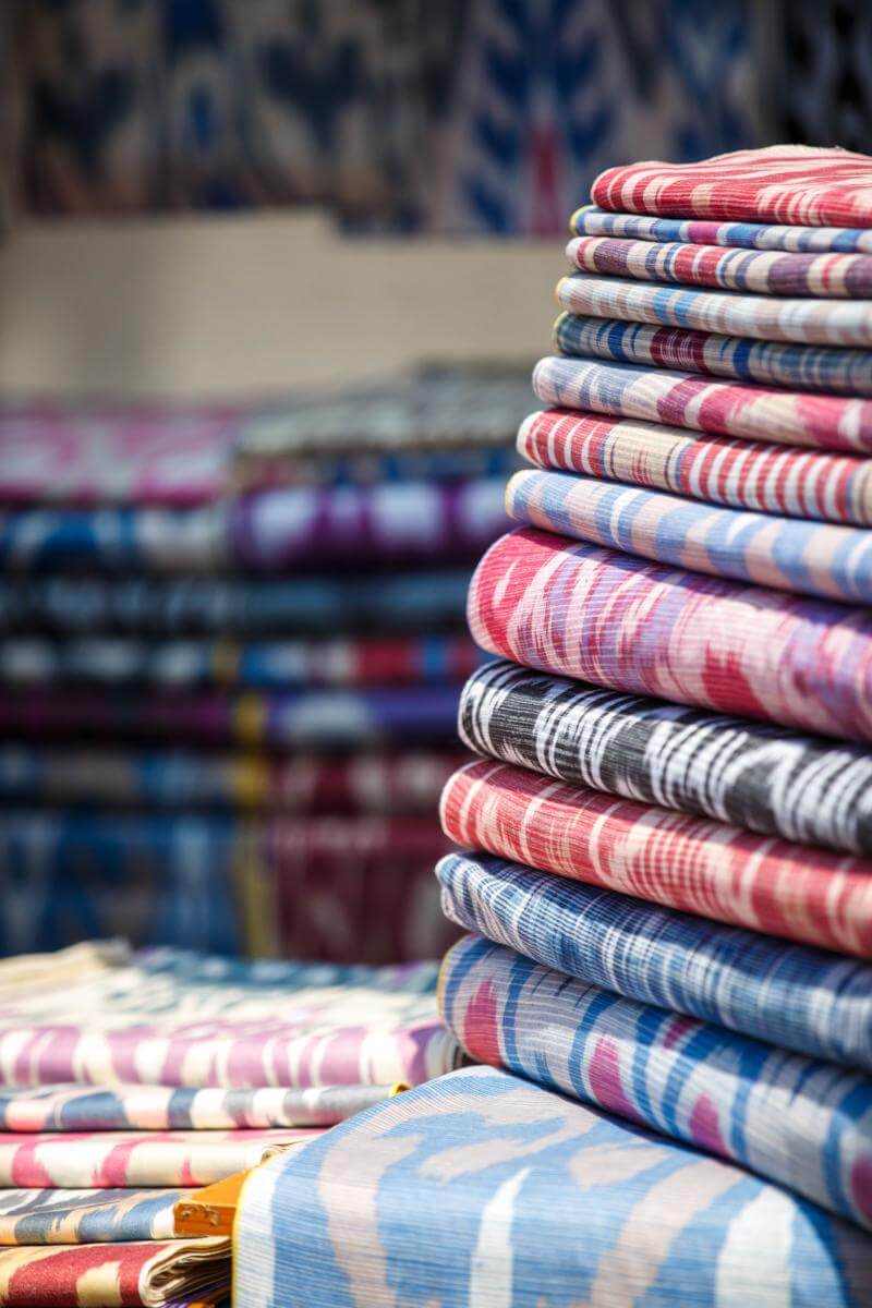 Silk and cotton fabrics, Margilan