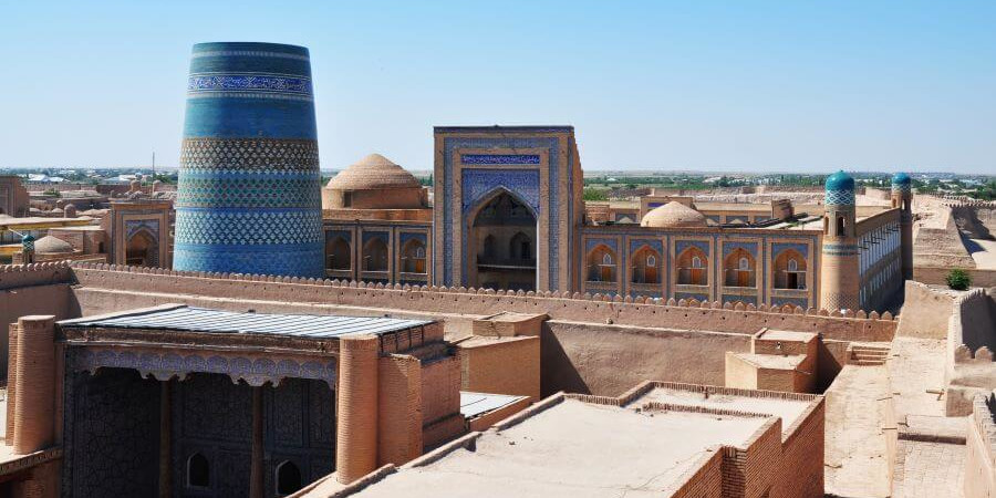 Panoramic view to Khiva